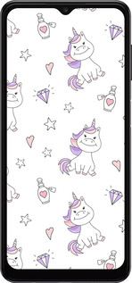 TPU чехол Единорожка v2 для Samsung Galaxy A13 5G - 4703b-3853 изображение 