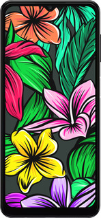 TPU чехол Тропические цветы 1 для Samsung Galaxy A04s - 4753b-2877 изображение 