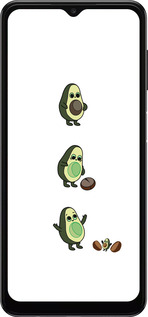 TPU чехол Авокадо 1 для Samsung Galaxy A04s - 4857b-2877 изображение 