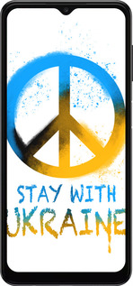 TPU чехол Stay with Ukraine v2 для Samsung Galaxy A04s - 5310b-2877 изображение 