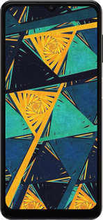 TPU чехол Арт, абстракция, желтый, синий для Samsung Galaxy A13 5G - 5382b-3853 изображение 
