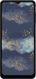 TPU чехол Ночь золотые звезды для Samsung Galaxy A04s - 5421b-2877 изображение 