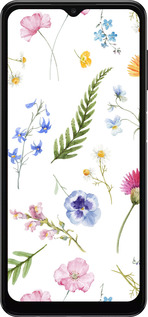 TPU чехол Цветочный фон v2 для Samsung Galaxy A04s - 5472b-2877 изображение 