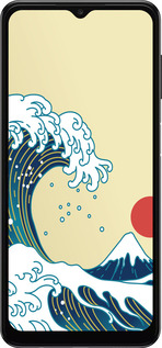 TPU чехол Японские волны для Samsung Galaxy A04s - 5533b-2877 изображение 