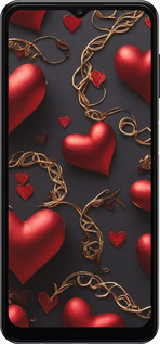 TPU чехол Сердечки для Samsung Galaxy A04s - 5831b-2877 изображение 