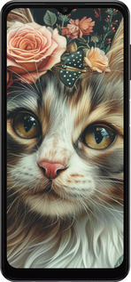 TPU чехол Cats and flowers для Samsung Galaxy A04s - 6069b-2877 изображение 