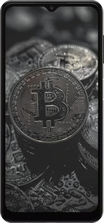 TPU чехол Black Bitcoin для Samsung Galaxy A04s - 6090b-2877 изображение 