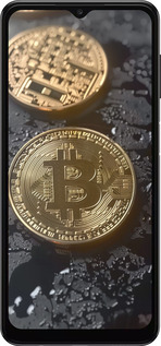 TPU чехол Вулканический Bitcoin для Samsung Galaxy A04s - 6092b-2877 изображение 