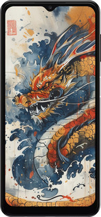 TPU чехол Ярость дракона для Samsung Galaxy A04s - 6112b-2877 изображение 