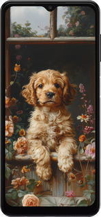 TPU чехол Щенок cocker spaniel для Samsung Galaxy A04s - 6136b-2877 изображение 