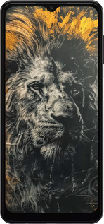 TPU чехол Лев в золотых красках для Samsung Galaxy A04s - 6155b-2877 изображение 