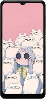 TPU чехол Малышка с котами для Samsung Galaxy A04s - 6295b-2877 изображение 