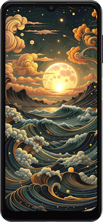 TPU чехол Арт волны для Samsung Galaxy A04s - 6332b-2877 изображение 