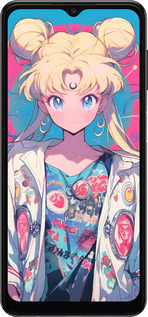 TPU чехол Сейлор Мун 2 для Samsung Galaxy A04s - 6351b-2877 изображение 