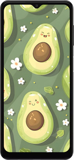 TPU чехол Авокадо для Samsung Galaxy A04s - 6380b-2877 изображение 