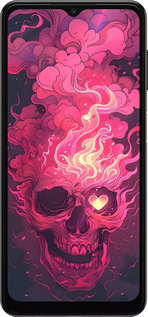 TPU чехол Череп арт для Samsung Galaxy A04s - 6385b-2877 изображение 