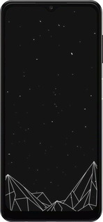 TPU чехол Черно белые абстрактные горы для Samsung Galaxy A04s - 6437b-2877 изображение 