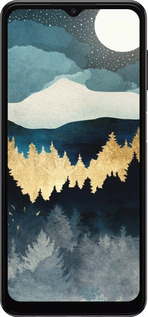 TPU чехол Ночной пейзаж с лесом и горами для Samsung Galaxy A04s - 6493b-2877 изображение 
