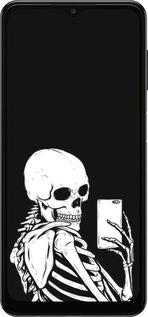 TPU чехол Скелет делает Selfie для Samsung Galaxy A13 5G - 6535b-3853 изображение 