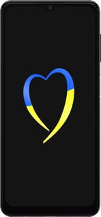 TPU чехол Жёлто-голубое сердце для Samsung Galaxy A04s - 885b-2877 изображение 