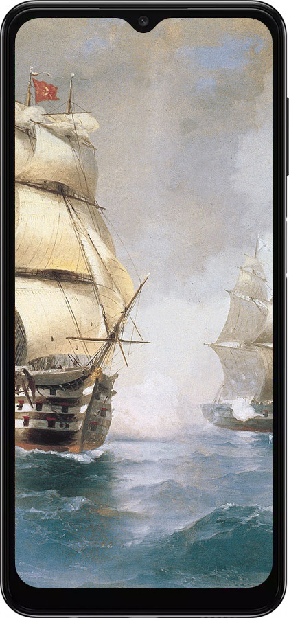 TPU чехол Айвазовский. Корабли для Samsung Galaxy A04s - 160b-2877 изображение 