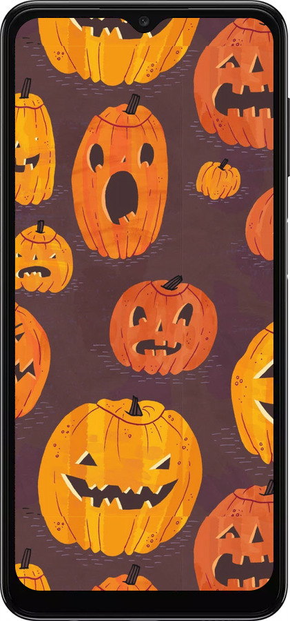 TPU чехол Тыквы на Хеллоуин для Samsung Galaxy A13 5G - 233b-3853 изображение 
