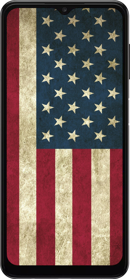 TPU чехол Флаг США для Samsung Galaxy A04s - 395b-2877 изображение 