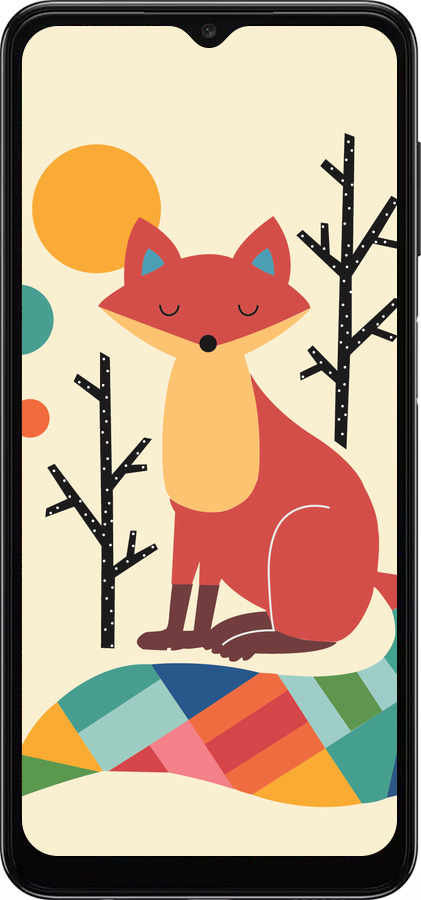 TPU чехол Rainbow fox для Samsung Galaxy A04s - 4010b-2877 изображение 