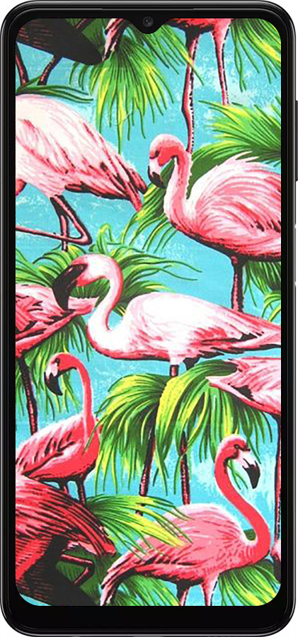 TPU чехол Tropical background для Samsung Galaxy A04s - 4016b-2877 изображение 