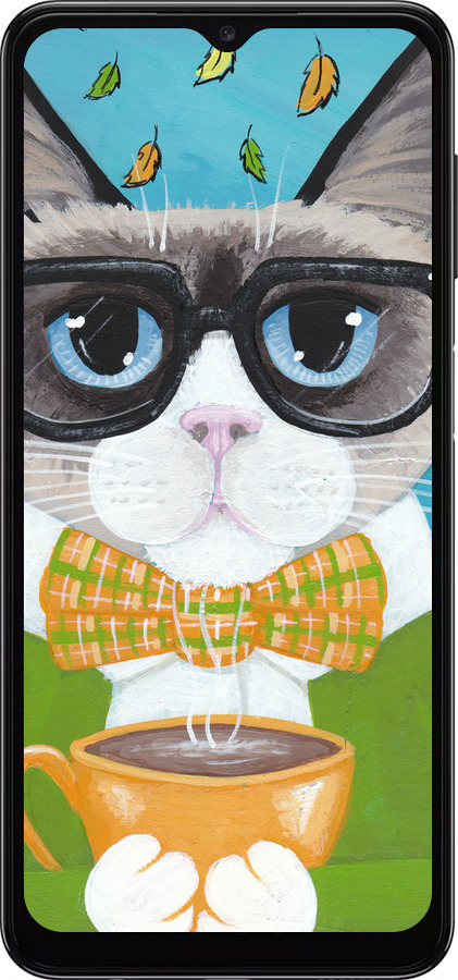 TPU чехол Cat&Coffee для Samsung Galaxy A04s - 4053b-2877 изображение 