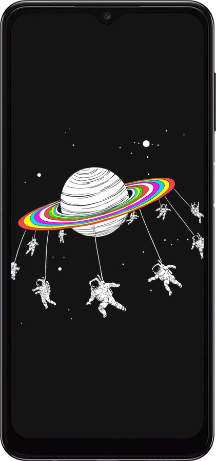 TPU чехол Місячна карусель для Samsung Galaxy A04s - 4136b-2877 изображение 