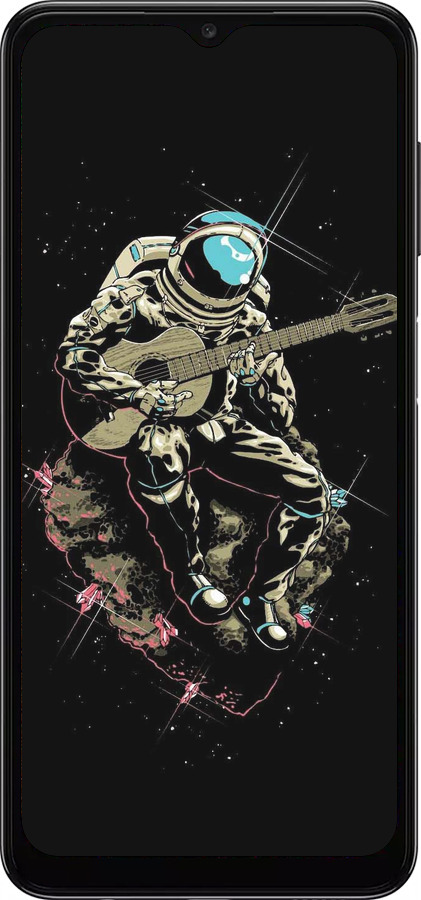 TPU чехол Космонавт с гиратой для Samsung Galaxy A04s - 4138b-2877 изображение 