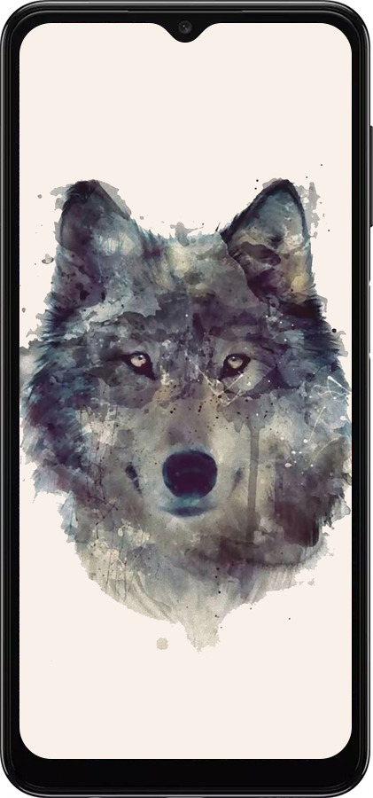 TPU чехол Волк-арт для Samsung Galaxy A04s - 4163b-2877 изображение 