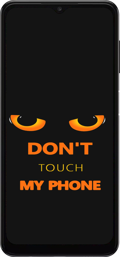 TPU чехол Don't touch the phone для Samsung Galaxy A13 5G - 4261b-3853 изображение 