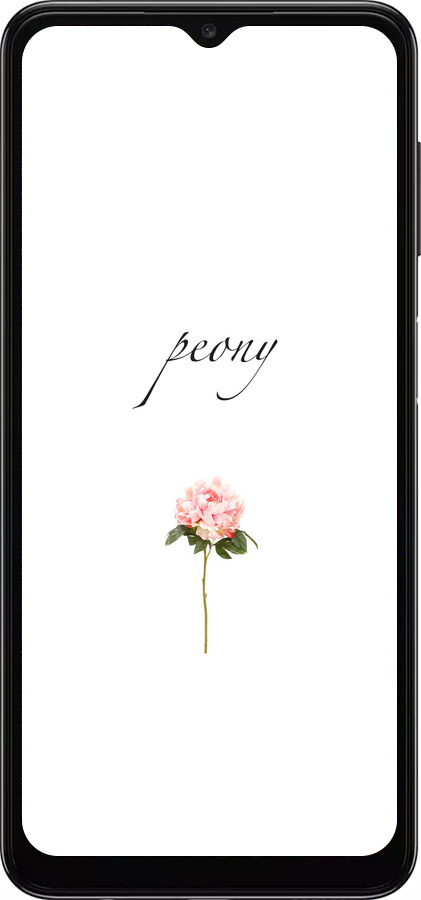 TPU чехол Пион для Samsung Galaxy A04s - 4366b-2877 изображение 