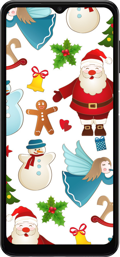 TPU чехол Новогодний 1 для Samsung Galaxy A13 5G - 4614b-3853 изображение 