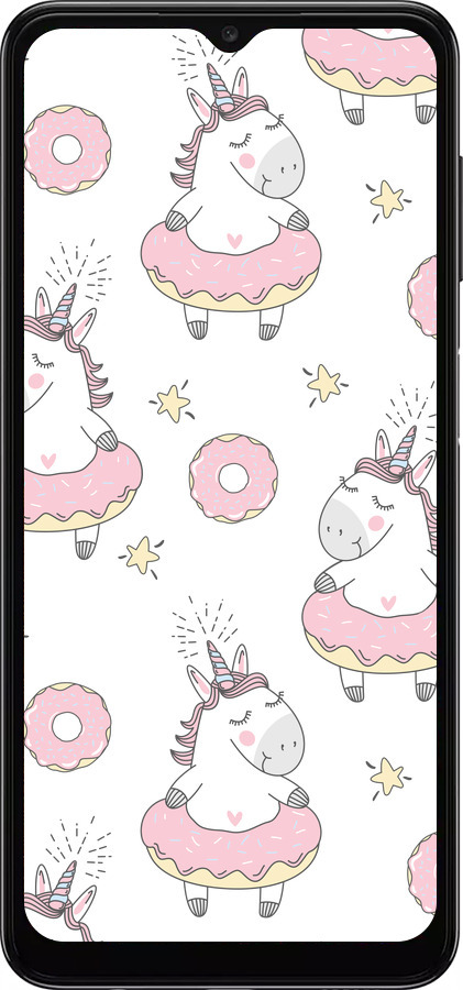 TPU чехол Единорожки для Samsung Galaxy A04s - 4659b-2877 изображение 