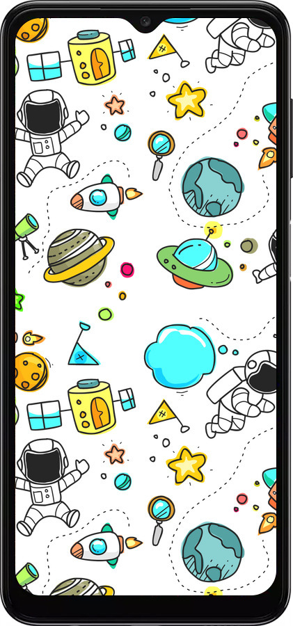 TPU чехол Космос для Samsung Galaxy A13 5G - 4735b-3853 изображение 
