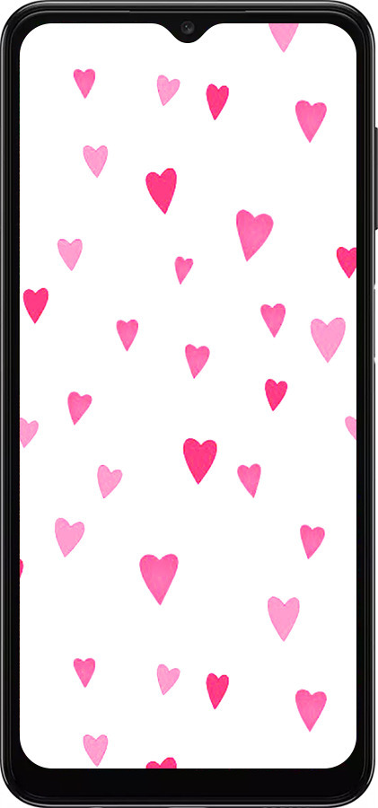 TPU чехол Сердечки 2 для Samsung Galaxy A04s - 4763b-2877 изображение 