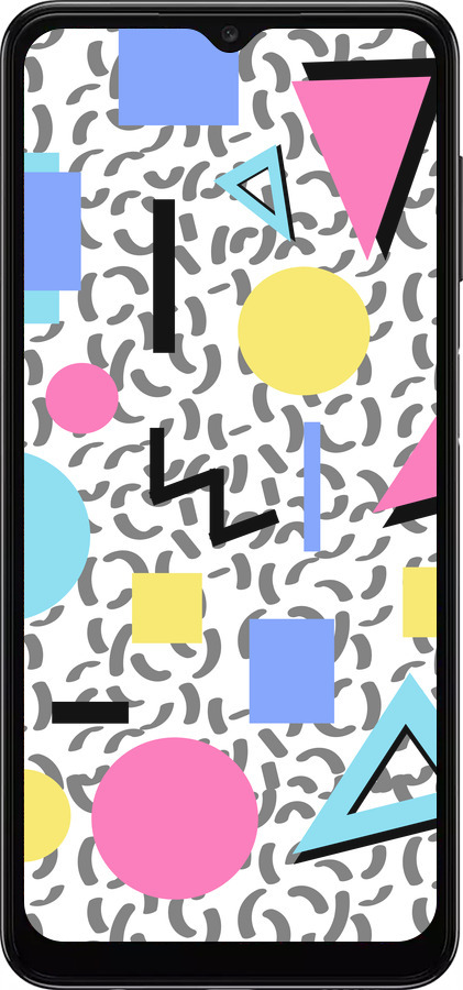 TPU чехол Color shapes для Samsung Galaxy A04s - 4893b-2877 изображение 