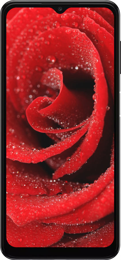 TPU чехол Красная роза для Samsung Galaxy A04s - 529b-2877 изображение 