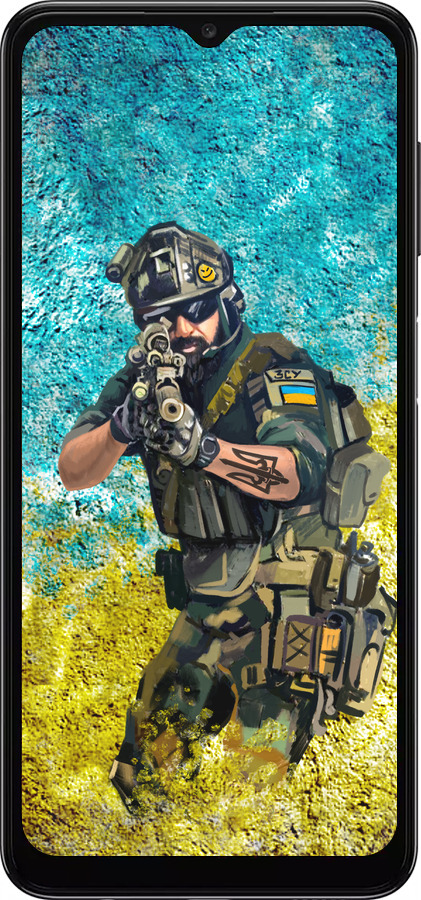 TPU чехол Воин ЗСУ для Samsung Galaxy A04s - 5311b-2877 изображение 