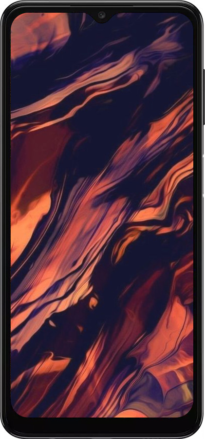TPU чехол Черно-оранжевая абстракция для Samsung Galaxy A04s - 5340b-2877 изображение 