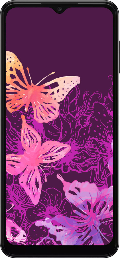 TPU чехол Бабочки v2 для Samsung Galaxy A13 5G - 5475b-3853 изображение 