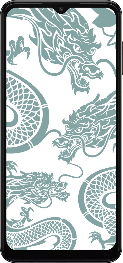 TPU чехол Дракон для Samsung Galaxy A04s - 5476b-2877 изображение 