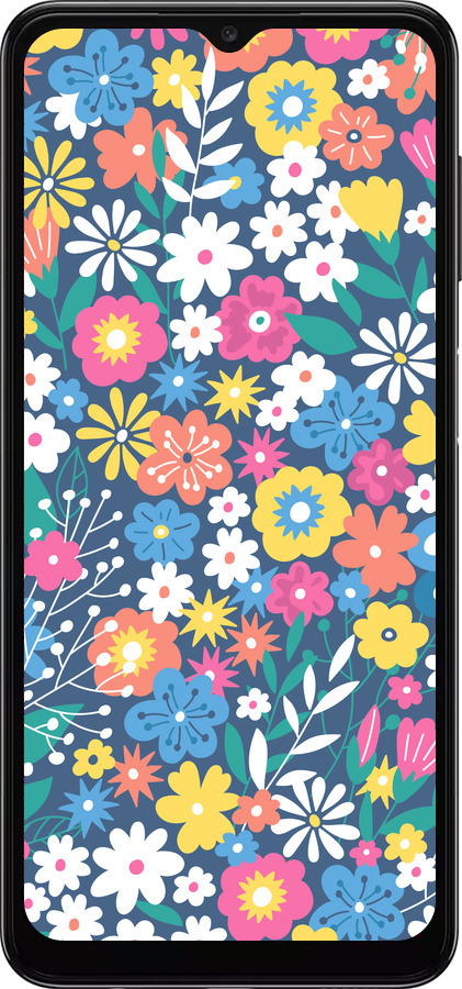 TPU чехол Цветочный фон v4 для Samsung Galaxy A13 5G - 5494b-3853 изображение 