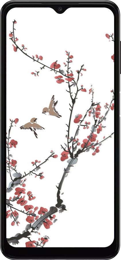 TPU чехол Сакура v2 для Samsung Galaxy A04s - 5538b-2877 изображение 