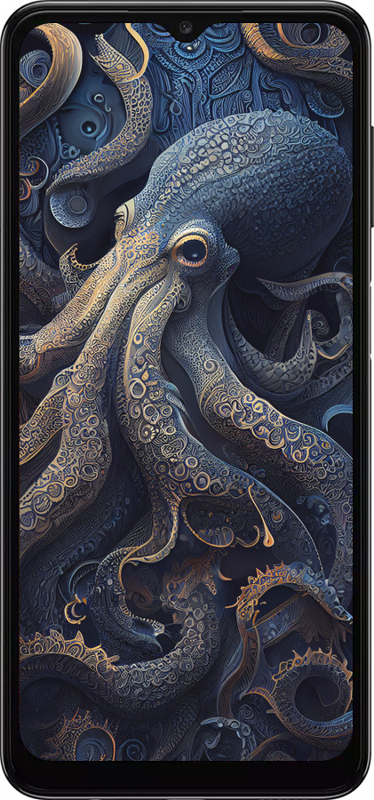 TPU чехол Осьминог для Samsung Galaxy A04s - 5551b-2877 изображение 