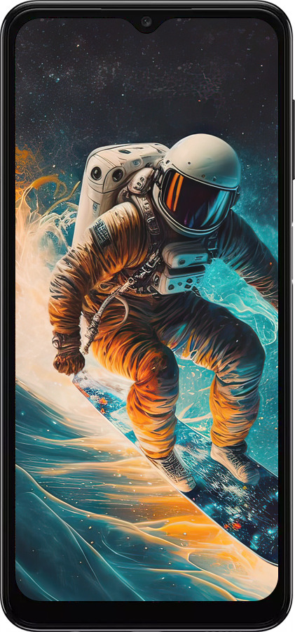 TPU чехол Сноубордист для Samsung Galaxy A04s - 5604b-2877 изображение 
