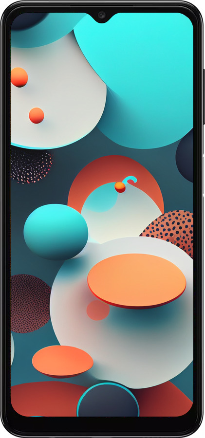 TPU чехол Горошек абстракция для Samsung Galaxy A13 5G - 5608b-3853 изображение 